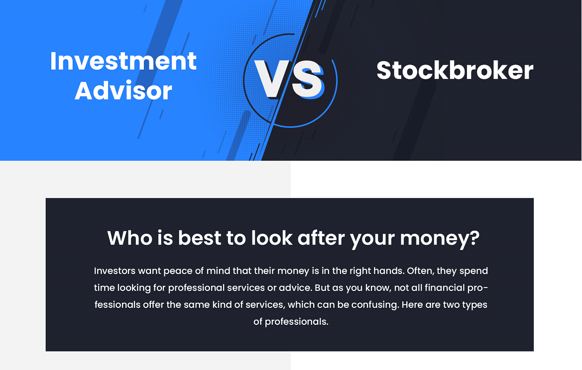 Investment Advisor vs. Stockbroker