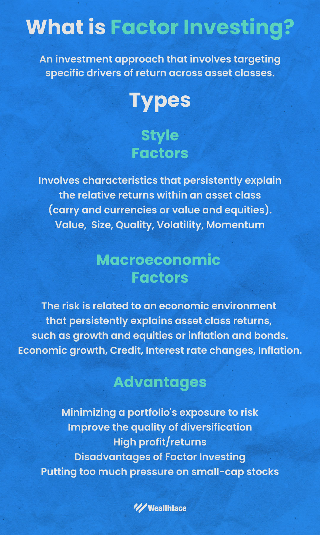 what is factor investing? - infographics